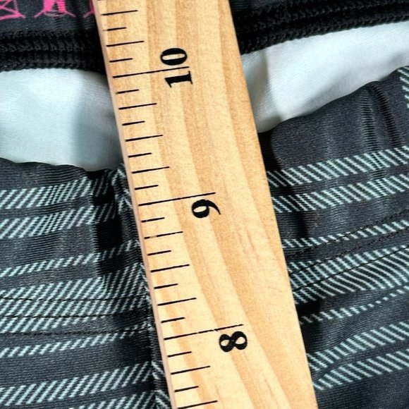 Bombshell Sportswear Black and White Plaid Leggings - Picture 7 of 9